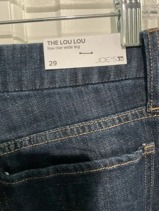 NWT Joe’s Jeans Women's Lou Lou Low Rise Wide Leg Jeans Out of Control Size 29 - Picture 3 of 5